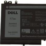 Dell NGGX5 Battery 47 Whr 11.4 V for Latitude E5270 E5250 Replaces 954 DF JY8 DF
