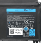 TKN25 Laptop Battery for Dell Vostro 3360 Inspiron 13 z 5323 | 49 Wh 14.8 V | Replaces 0 V0 XTF RU485 - Image 4
