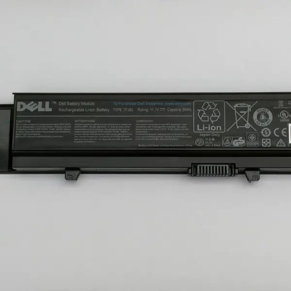 Grade A 7 FJ92 Battery for Dell Vostro 3500 3700 | CE Certified Long-Life