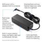 HP 13.3-inch Series Laptop Adapter Charger 65W 19.5V 3.33A Bluetip for HP Envy 15-j000 5 x360 TPN-Q146 X2 13(With Power Cable) - Image 3